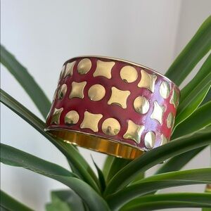 Antika bracelet Elegant Red and Gold Cuff Bracelet Fashion Jewelry New